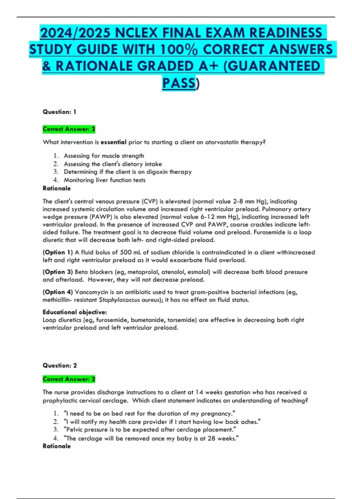Nursing Readiness Study Guide 2023 – Complete Preparation Material with ...