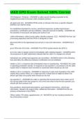 IAED EPD Exam Solved 100&percnt; Correct