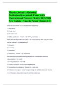 Elsevier Adaptive QuizzingProfessionalism Actual Exam With Questions and Answers &vert; Latest 2025&sol;2026 New Update &vert; Already Passed &vert; Graded A&plus;