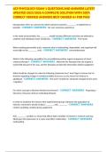 UCF PHYCOLOGY EXAM 1 QUESTIONS AND ANSWERS LATEST UPDATED 2025&sol;2026 A COMPLETE SOLUTION WITH 100&percnt; CORRECT VERIFIED ANSWERS BEST GRADED A&plus; FOR PASS