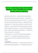 FCCLA Actual Quiz Exam with Complete Solutions &vert; Latest 2025&sol;2026 New Version Already Passed &vert; Graded A&plus;