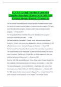 FCCLA Actual Timeline Exam with Complete Solutions &vert; Latest 2025&sol;2026 New Version Already Passed &vert; Graded A&plus;