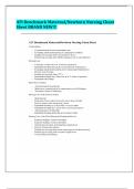 ATI Benchmark Maternal&sol;Newborn Nursing Cheat  Sheet BRAND NEW&excl;&excl;&excl;