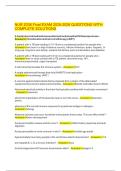 NUR 2038 Final EXAM 2025-2026 QUESTIONS WITH COMPLETE SOLUTIONS 