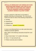 VIRTUAL ATI GREENLIGHT&sol; VATI GREENLIGHT EXAM  QUESTIONS BANK NEWEST 2025&sol; 2026 ACTUAL  EXAM COMPLETE QUESTIONS AND CORRECT  DETAILED ANSWERS &lpar;VERIFIED ANSWERS&rpar;  &vert;ALREADY GRADED A&plus;&vert;&vert;LATEST EXAM&excl;&excl;&excl;