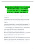 FDLE ACTUAL POLICE STATE EXAM WITH QUESTIONS & ANSWERS &vert; LATEST 2025&sol;2026 NEW VERSION ALREADY PASSED &vert; GRADED A&plus;