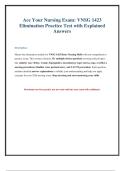 VNSG 1423 Basic Nursing Skills Exam 1&colon; Elimination Practice Questions & Answers
