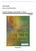 Test Bank &ndash; Diseases of the Human Body by Carol D&period; Tamparo & Jennifer T&period; Davis&comma; 7th Edition