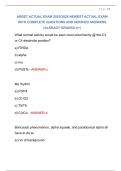 ABRET ACTUAL EXAM 2025&sol;2026 NEWEST ACTUAL EXAM WITH COMPLETE QUESTIONS AND VERIFIED ANSWERS &vert;ALREADY GRADED A&plus;&vert;