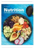 Nutrition&colon; Concepts and Controversies&comma; 5th Edition &ndash; Frances Sizer&comma; Ellie Whitney&comma; Leonard Pich&eacute; &ndash; Complete Test Bank with Answers