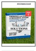 Kinematics and Dynamics of Mechanical Systems &ndash; 3rd Edition &lpar;Russell&rpar; &vert; Complete Solution Manual
