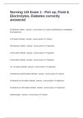 NUR 124&colon; Exam 2 questions well answered graded A&plus;