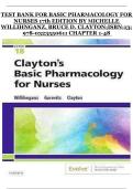 Basic Pharmacology for Nurses&comma; 17th Edition &ndash; Michelle Willihnganz & Bruce D&period; Clayton &ndash; Complete Test Bank