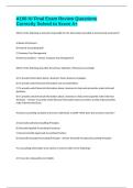 A100 IU Final Exam Review Questions Correctly Solved to Score A&plus;