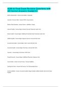 A100 IU Final Exam Revision Questions with All Correct Answers Graded A&plus;