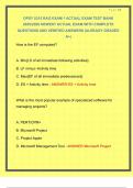 OPSY 5315 RAO EXAM 1 ACTUAL EXAM TEST BANK 2025&sol;2026 NEWEST ACTUAL EXAM WITH COMPLETE QUESTIONS AND VERIFIED ANSWERS &vert;ALREADY GRADED A&plus;&vert; 