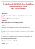 L3 CERAD Theory Practice Exam &lpar;Latest 2026&sol;2027 Update&rpar; Complete Questions and Guide Answers&comma; 100&percnt; Verified Graded A&plus;