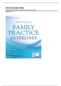 Test Bank For Family Practice Guidelines 5th Edition by Cash&comma; Glass Mullen Chapter 1-23