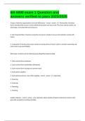 BA 6000 exam 1 Question and answers verified to pass 2025&sol;2026