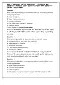 BLS CPR EXAM 2 LATEST VERSIONS &lpar;VERSION A & B&rpar; 2024&sol;2025 ACTUAL EXAM 220 QUESTIONS AND CORRECT DETAILED ANSWERS