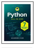 Python All-in-One 2024&sol;2025 &vert; 7 Books in 1 &vert; Beginner to Advanced Programming Made Easy