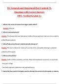 SC General and Structural Pest Control 7A Exam &lpar;Latest 2026&sol;2027 Update&rpar; Complete Questions and Guide Answers&comma; 100&percnt; Verified Graded A&plus;