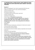 CCI REVIEW ECHO 2 EXAM ACTUAL EXAM COMPLETE EXAM AND PRACTICE EXAM QUESTIONS AND CORRECT DETAILED ANSWERS