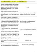 CYSA UPDATED ACTUAL Questions and CORRECT Answers 