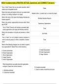 HCM Fundamentals UPDATED ACTUAL Questions and CORRECT Answers