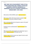 MKC SWE USCG EXAM NEWEST 2026 ACTUAL  EXAM QUESTIONS AND CORRECT DETAILED  ANSWERS &lpar;VERIFIED ANSWERS&rpar; ALL  ANSWERED &lbrace;50 Q & A&rcub; ALREADY GRADED A&plus; &vert;  BRAND NEW&excl; &vert; 100&percnt; PASS