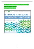 Test Bank for Ethics and Law in Dental Hygiene 4th Edition &lpar;ISBN-10&colon; 0323761194 &vert; ISBN-13&colon; 9780323761192&rpar; by Kristin Minihan-Anderson &vert; Complete Chapter Guide with Exam Questions