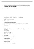 NRSG 2220-EXAM 1 &lpar;MOD 1-5&rpar; QUESTIONS WITH COMPLETE SOLUTIONS&excl;&excl;
