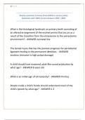 Review questions to know &lpar;From AAPD in-service exam&rpar; Questions with 100&percnt; Correct Answers 2025 &vert; 2026
