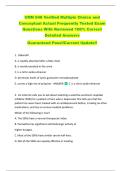 CMN 548 Verified Multiple Choice and  Conceptual Actual Frequently Tested Exam  Questions With Reviewed 100&percnt; Correct  Detailed Answers   Guaranteed Pass&excl;&excl;Current Update&excl;&excl; 