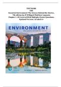 Test Bank for Essential Environment&colon; The Science Behind the Stories &ndash; 7th Edition by Jay H&period; Withgott & Matthew Laposata
