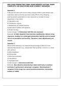NSG 6440 PREDICTOR FINAL EXAM NEWEST ACTUAL EXAM COMPLETE 200 QUESTIONS AND CORRECT ANSWERS