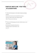 Post-Test ATLS Questions &ndash; Shinta R&period; Widya&comma; MD &vert; Latest 2025&sol;2026 100&percnt; Verified Correct Exam Questions and Answers Updated Edition