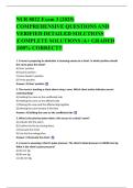 NUR 8022 Exam 3 &lpar;2025&rpar; COMPREHENSIVE QUESTIONS AND VERIFIED DETAILED SOLUTIONS &vert;COMPLETE SOLUTIONS &vert;A&plus; GRADED &vert;100&percnt; CORRECT&excl;&excl;