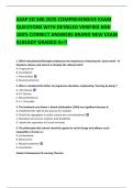 ASAP ED 500 2025 COMPREHENSIVE EXAM QUESTIONS WITH DETAILED VERIFIED AND 100&percnt; CORRECT ANSWERS BRAND NEW EXAM ALREADY GRADED A&plus;&excl;&excl;