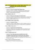 Laws and Regulations for Qac Exam Questions and Answers with Verified Solutions&period;