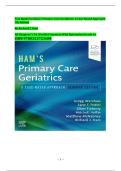 Test Bank for Ham's Primary Care Geriatrics&colon; A Case-Based Approach 7th Edition by Richard J&period; Ham &lpar;ISBN&colon; 9780323721684&rpar; &vert; Chapters 1&ndash;54 with Verified Answers and Rationales