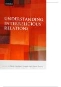 Lesson 1&colon; Understanding Interreligious Relations &ndash; Cheetham &lpar;2013&comma; OUP&rpar;