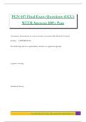 PCN-107 Bundled Exams Questions and Answers 100&percnt; Pass &vert;Verified and Updated 
