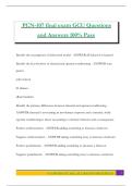 PCN-107 final exam GCU Questions and Answers 100&percnt; Pass