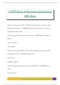 UPTP Exam 4 Questions and Answers 100&percnt; Pass