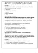 3CX Academy Advanced Certification 2025 &ndash; Complete Exam Questions with 100&percnt; Correct Answers and Rationales