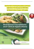 Test Bank for Nutritional Foundations and Clinical Applications&comma; 7th Edition&comma; by Michele Grodner&comma; Sylvia Escott-Stump&comma; Suzanne Dorner