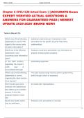 Chapter 6 CPCU 520 Actual Exam &vert;&vert;&vert;ACCURATE Exam  EXPERT VERIFIED ACTUAL QUESTIONS &  ANSWERS FOR GUARANTEED PASS &vert; NEWEST  UPDATE 2025-2026 BRAND NEW&excl;&excl; 