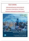 Full Test Bank &ndash; International Business&colon; Environments & Operations&comma; Global Edition&comma; 17th Edition by Daniels & Radebaugh &lpar;All 20 Chapters Covered&rpar;