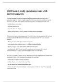265 Exam 4 study questions exam with correct answers
